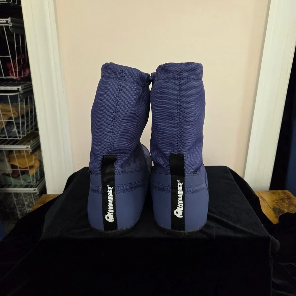 Xnowmate Unisex Smart Boots Limoges Blue All-Weather Foldable Snow Boots Sz 11.2
